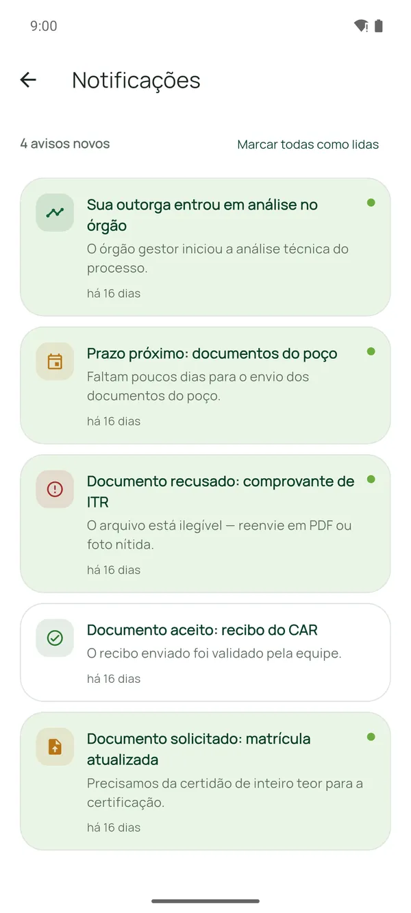 Notificações